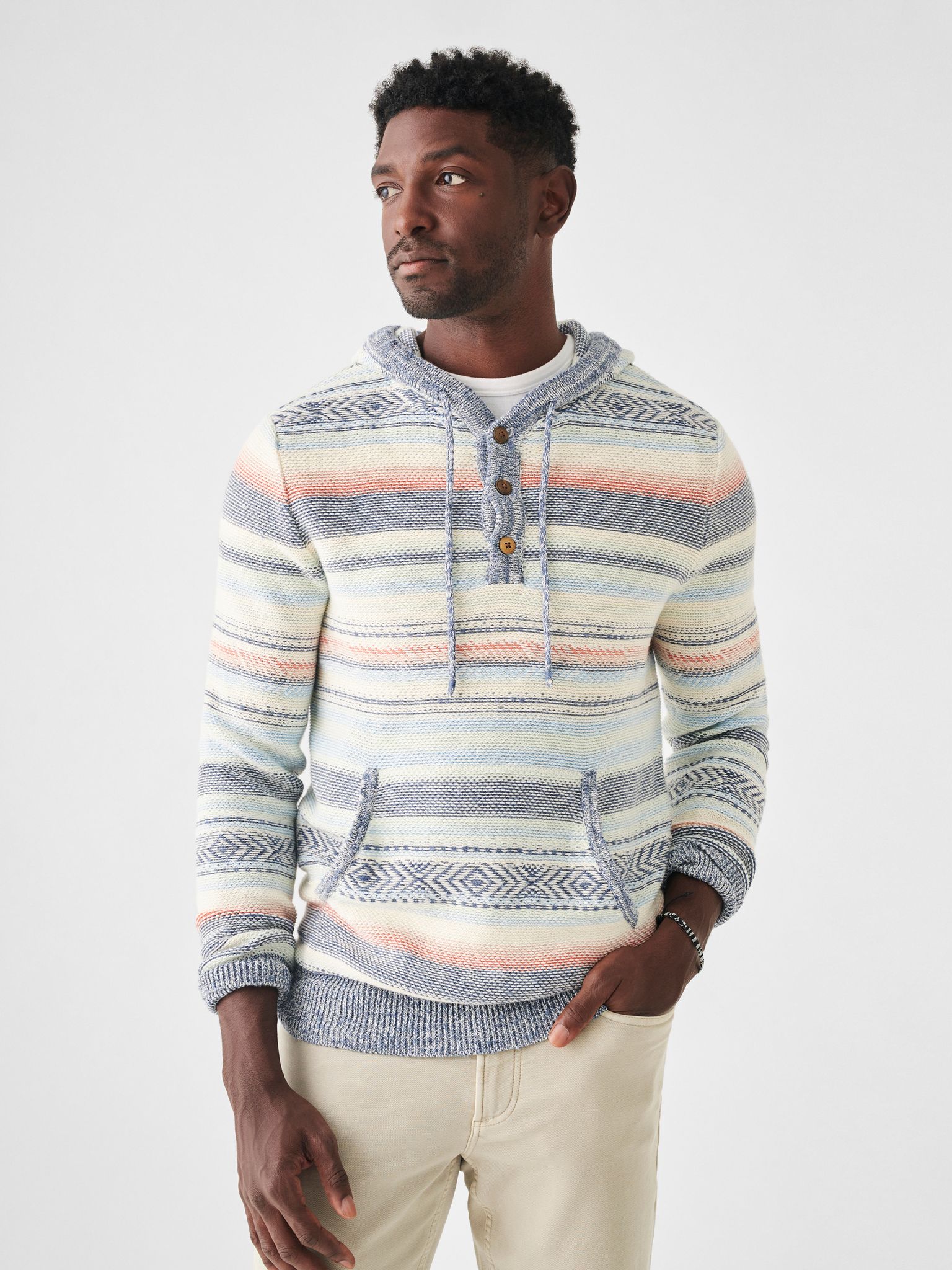 multicolored sweatshirt from Faherty