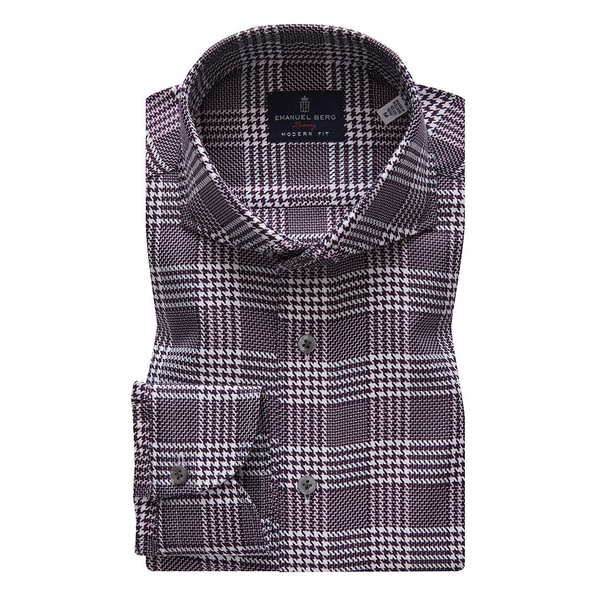 Emanuel Berg patterned collared shirt