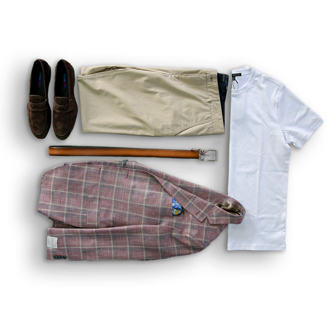 An assortment of Spring and Summer clothing and accessories