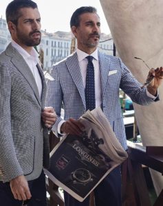 two men in summer suits